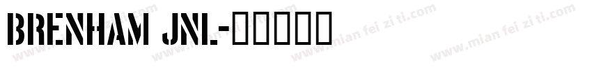 Brenham JNL字体转换